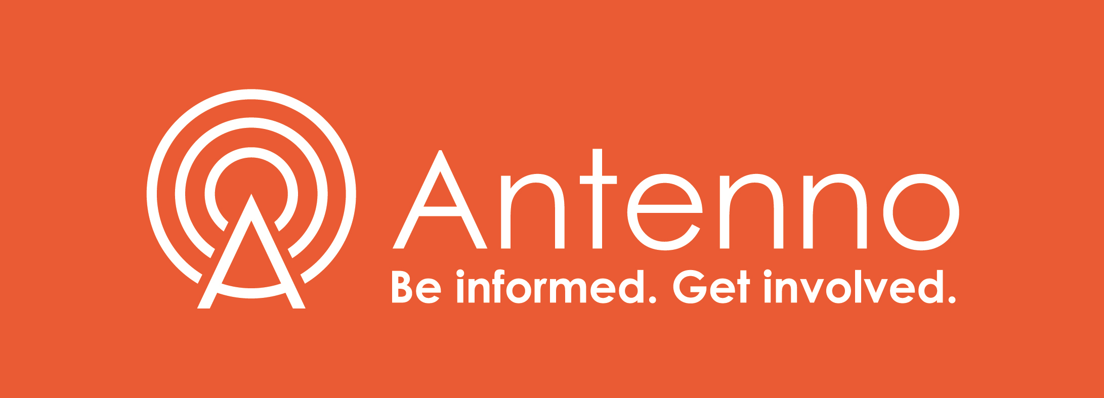 Banner Image: Antenno - Be informed. Get involved.