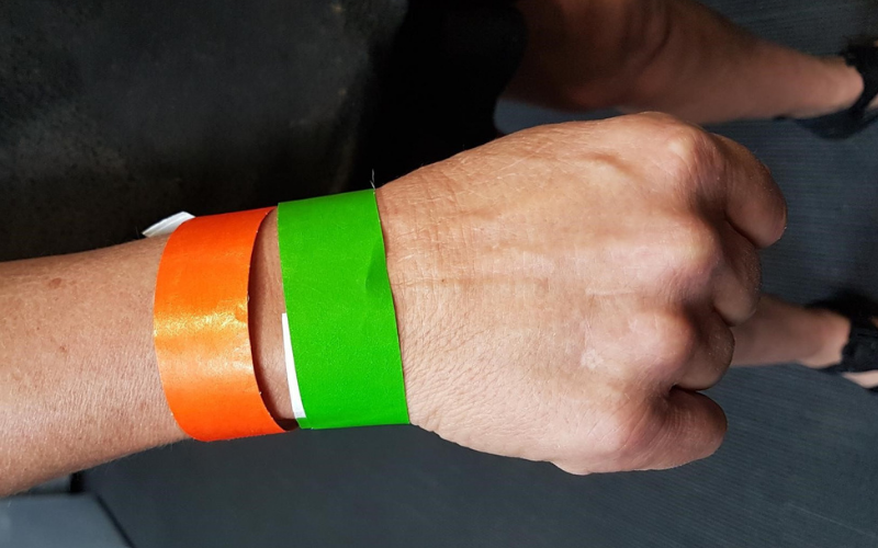 Orange and green wrists being introduced to improve safety for young swimmers. 
