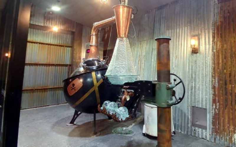 the new hokonui moonshine musuem whisky still